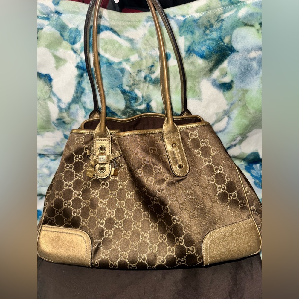Gucci Brown and Gold Women's Bag